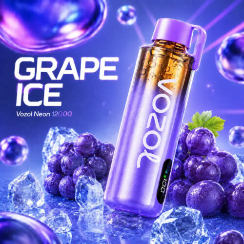 Vozol-Neon-12000-Pro-Grape-Ice Vozol Vape Neon 12000 Pro - Grape Ice