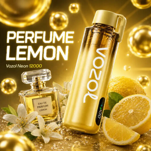 Vozol-Neon-12000-Pro-Perfume-Lemon Vozol Vape Neon 12000 Pro - Perfume Lemon