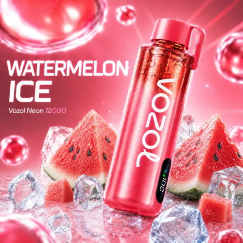 Vozol-Neon-12000-Pro-Watermelon-Ice Vozol Vape Neon 12000 Pro - Watermelon Ice