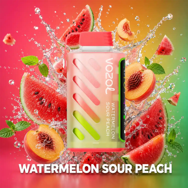 Vozol-Vape-Gear-Power-20000-Watermelon-Sour-Peach-1-2 Vozol Vape Gear Power 20000