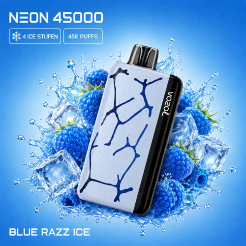 Vozol-Vape-Neon-45000-Blue-Razz-Ice Vozol Vape Neon 45000 - Blue Razz Ice