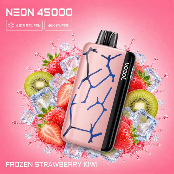 Vozol-Vape-Neon-45000-Frozen-Strawberry-Kiwi Vozol Vape Neon 45000