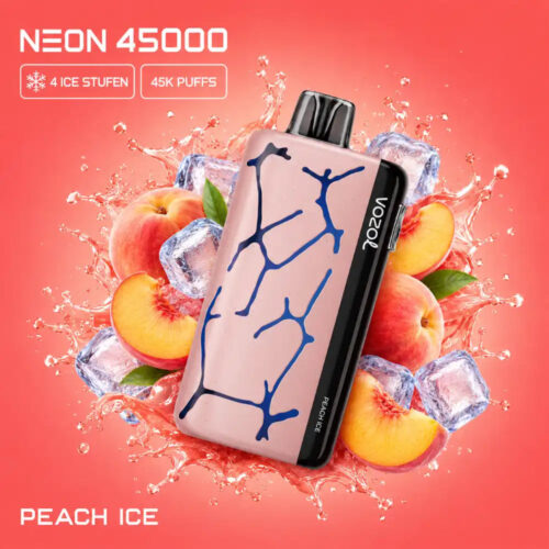 Vozol-Vape-Neon-45000-Peach-Ice Vozol Vape Neon 45000 - Peach Ice