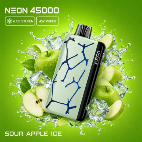 Vozol-Vape-Neon-45000-Sour-Apple-Ice Vozol Vape Neon 45000 - Sour Apple Ice