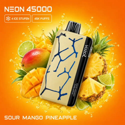 Vozol-Vape-Neon-45000-Sour-Mango-Pineapple Vozol Vape Neon 45000 - Sour Mango Pineapple