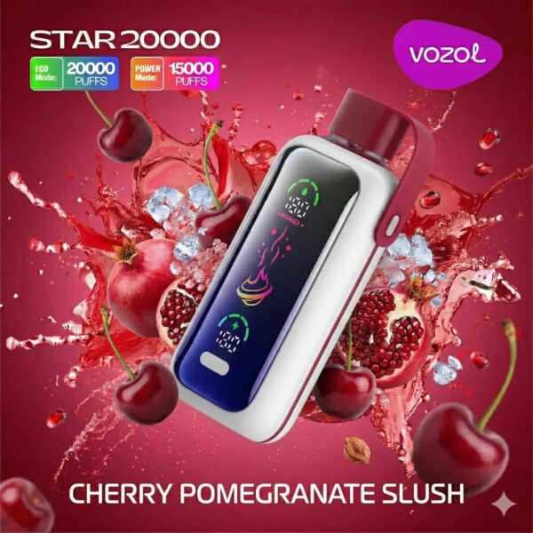 Vozol-Vape-Star-20000-Cherry-Pomegranate-Slush-1-1 Vozol Vape Star 20000