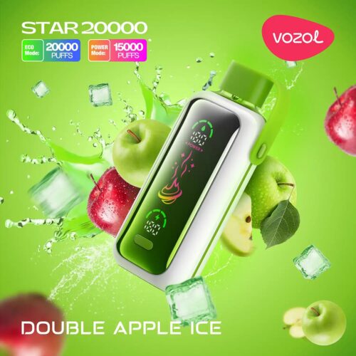 Vozol-Vape-Star-20000-Double-Apple-Ice-1.jpg VOZOL STAR 20k - Double Apple Ice