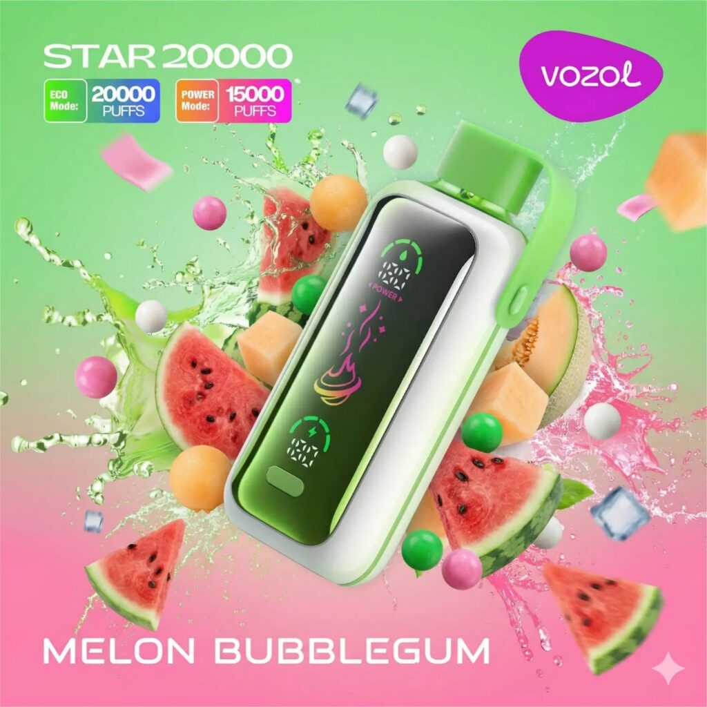 VOZOL STAR 20k - Melon Bubble Gum