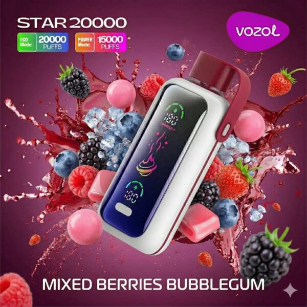Vozol-Vape-Star-20000-Mixed-Berry-Bubblegum-1-1 Vozol Vape Star 20000