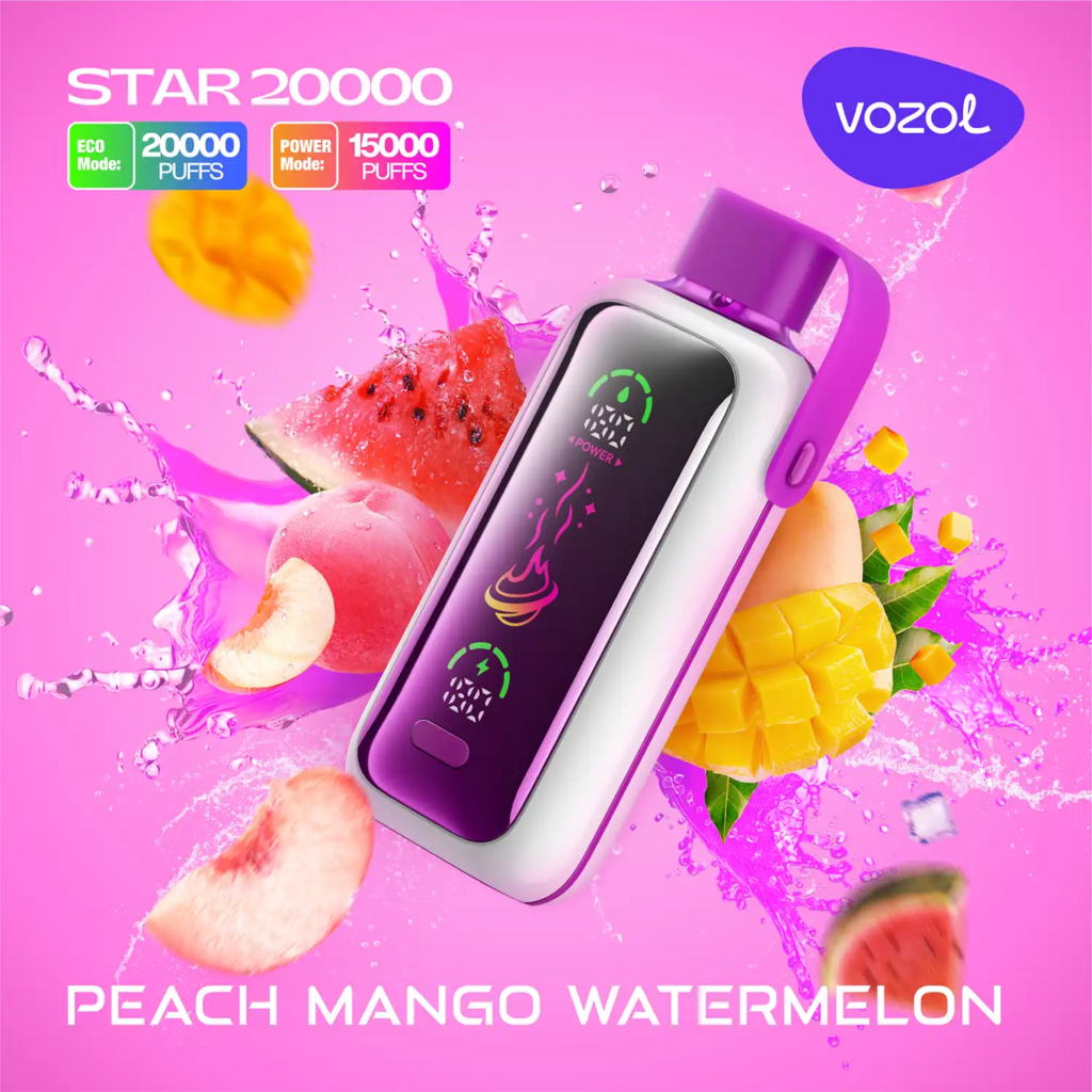 VOZOL STAR 20k - Peach Mango Watermelon