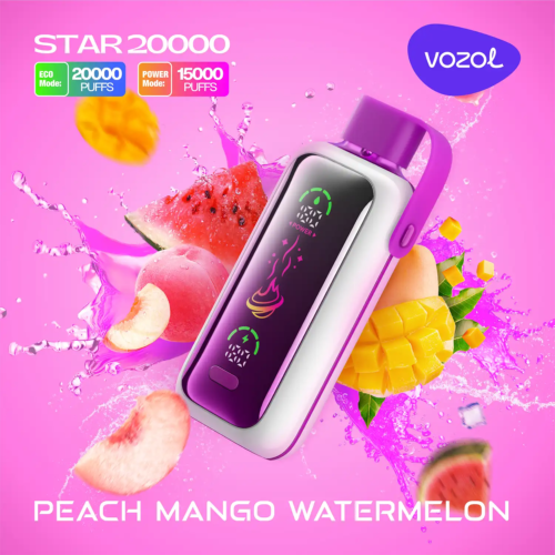 Vozol-Vape-Star-20000-Peach-Mango-Watermelon-1.png VOZOL STAR 20k - Peach Mango Watermelon