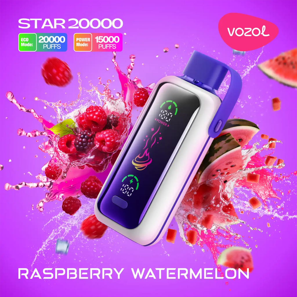 VOZOL STAR 20k - Raspberry Watermelon