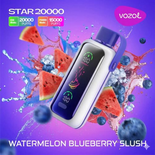 Vozol-Vape-Star-20000-Watermelon-Bubblegum-Slush-1-1 Vozol Vape Star 20000 - Watermelon Blueberry Slush