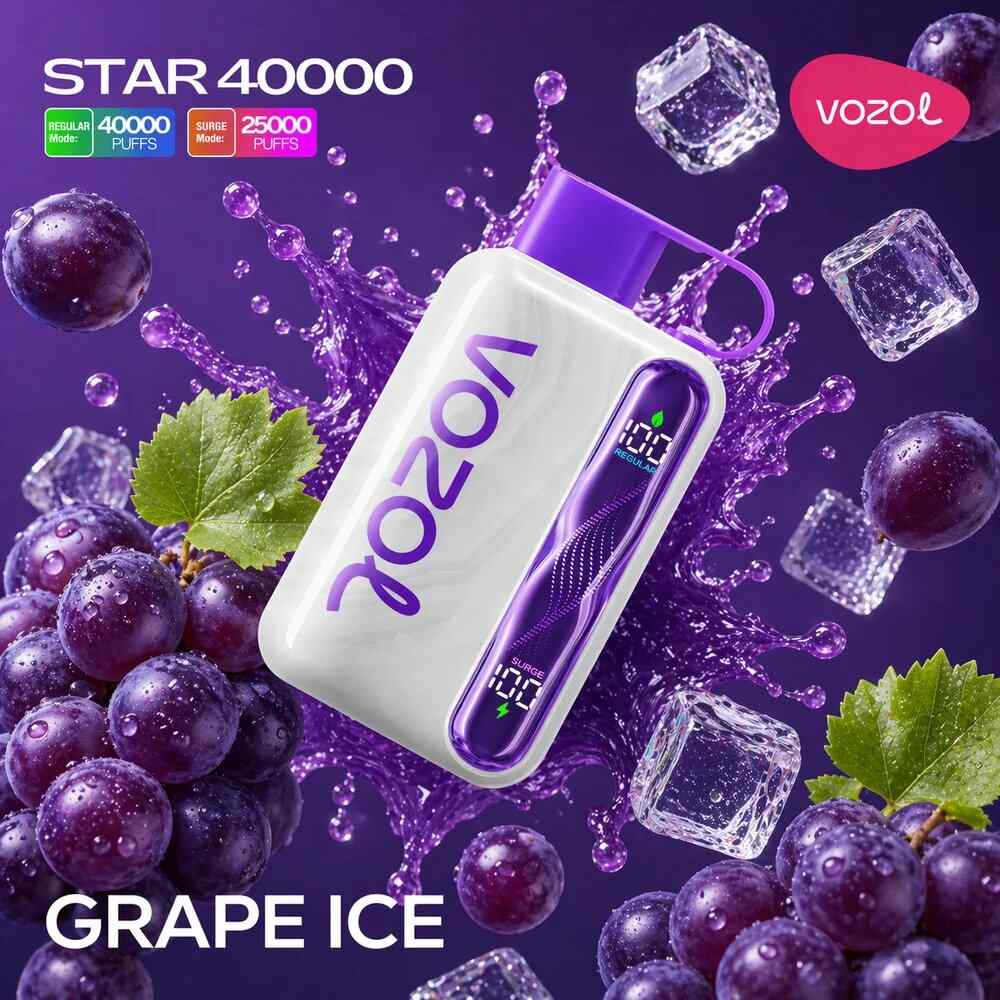 Vozol Star 40k - Grape Ice