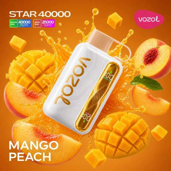 Vozol-Vape-Star-40000-Mango-Peach Vozol Vape Star 40000 - Mango Peach