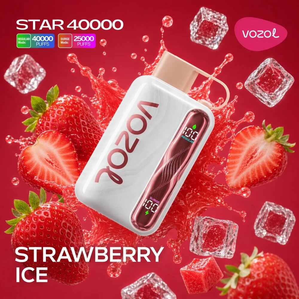 Vozol Star 40k - Strawberry Ice