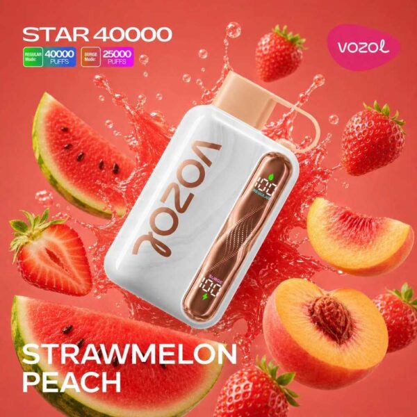 Vozol-Vape-Star-40000-Strawmelon-Peach Vozol Vape Star 40000 - Strawmelon Peach
