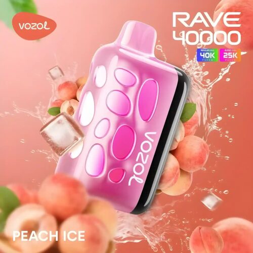 vozol-rave-40000-peach-ice Vozol Vape Rave 40000 - Peach Ice