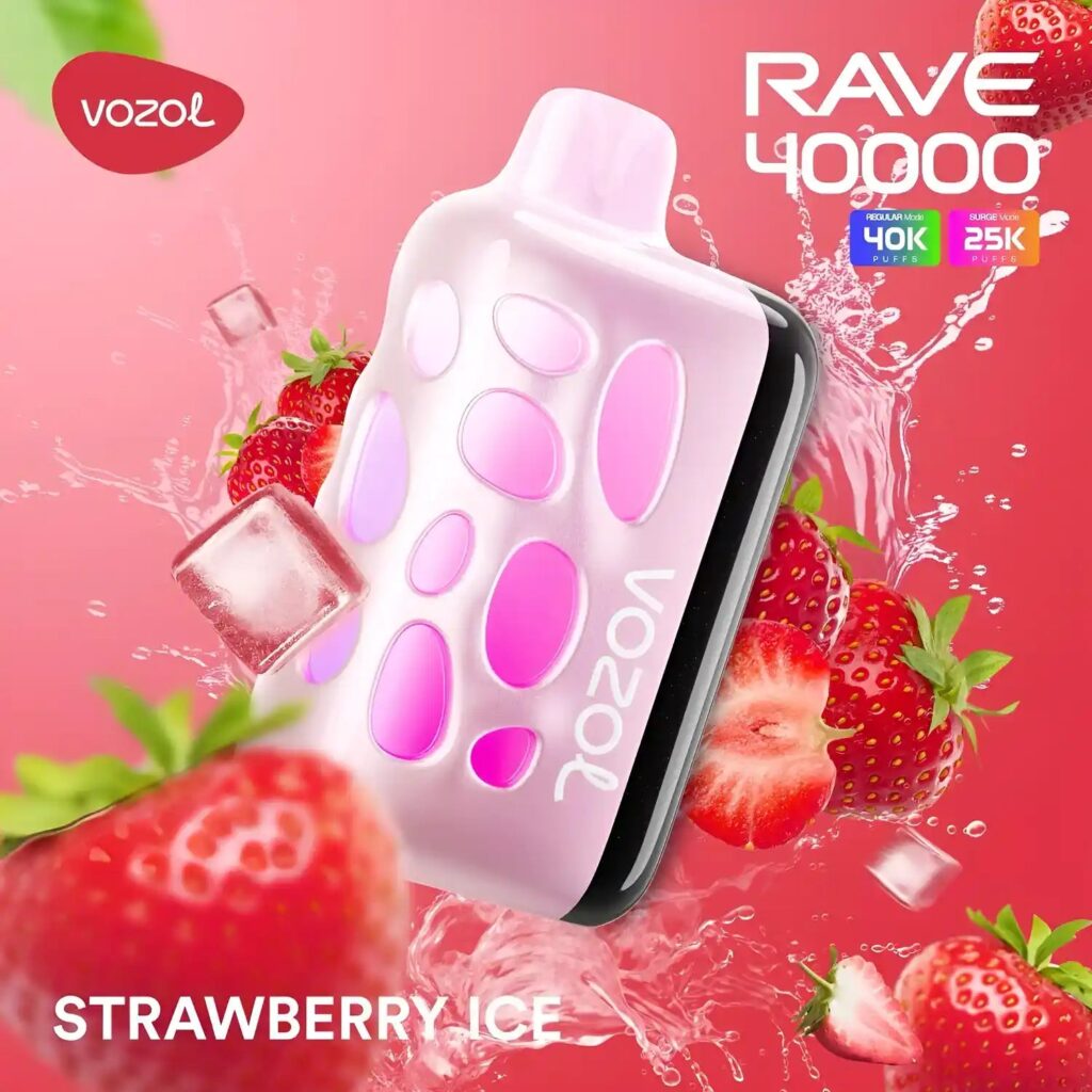 Vozol Rave 40k - Strawberry Ice