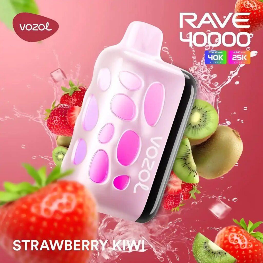 Vozol Rave 40k - Strawberry Kiwi