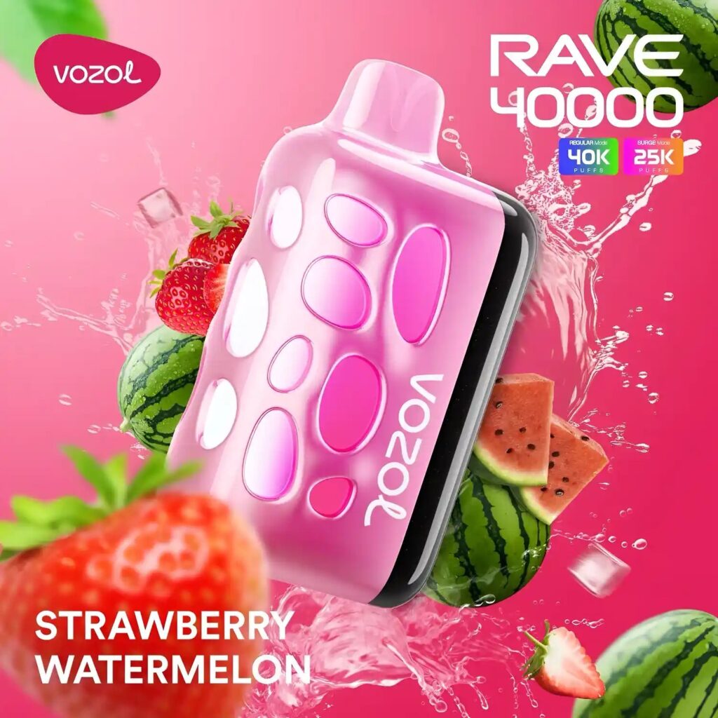 Vozol Rave 40k - Strawberry Watermelon