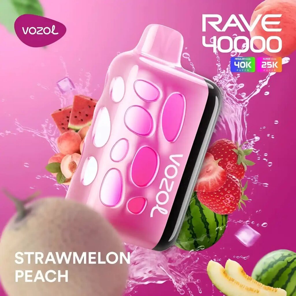 Vozol Rave 40k - Strawmelon Peach