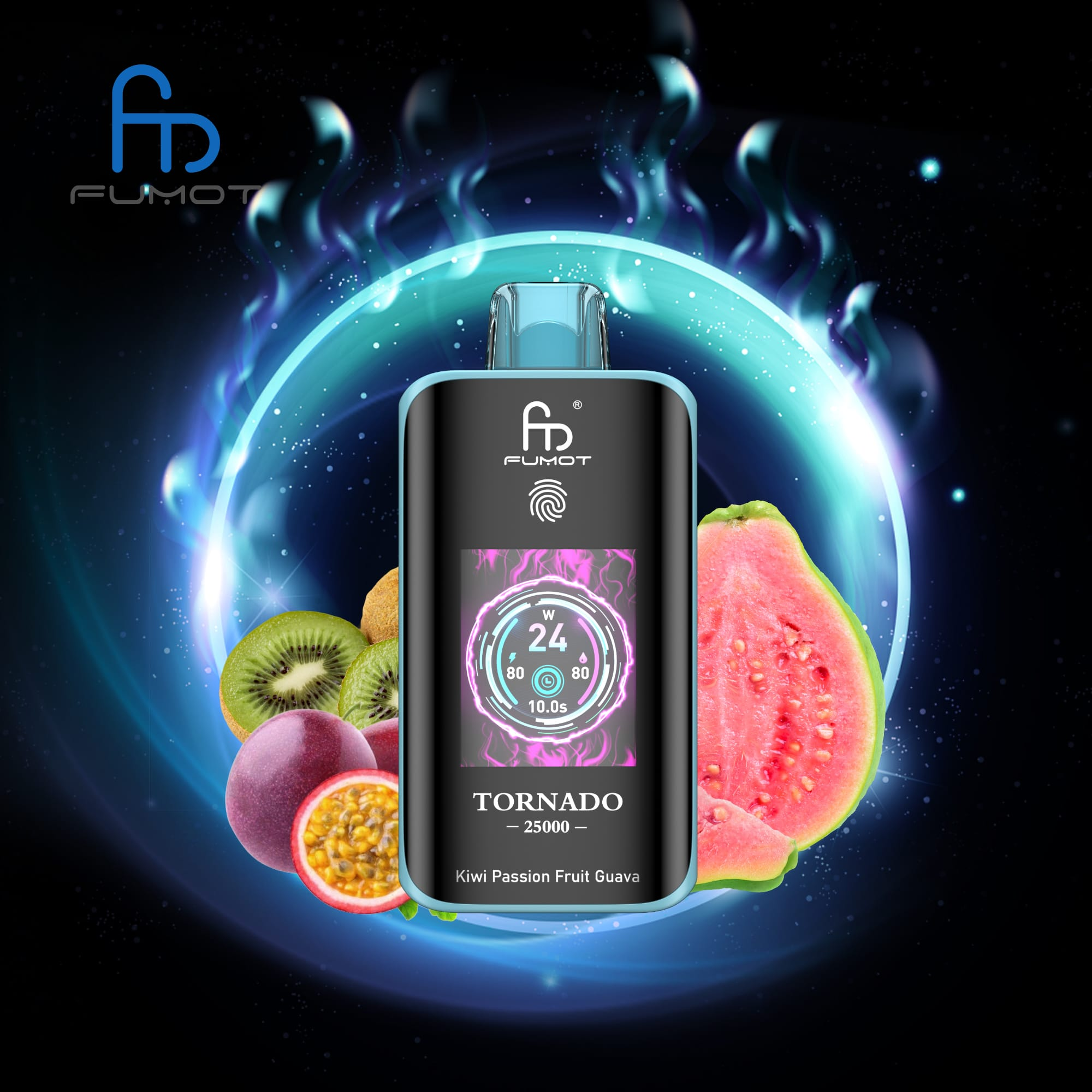 898677d9-7ee1-40ec-9a1d-868255b4936d Fumot Tornado 25k - Kiwi Passion Fruit Guava