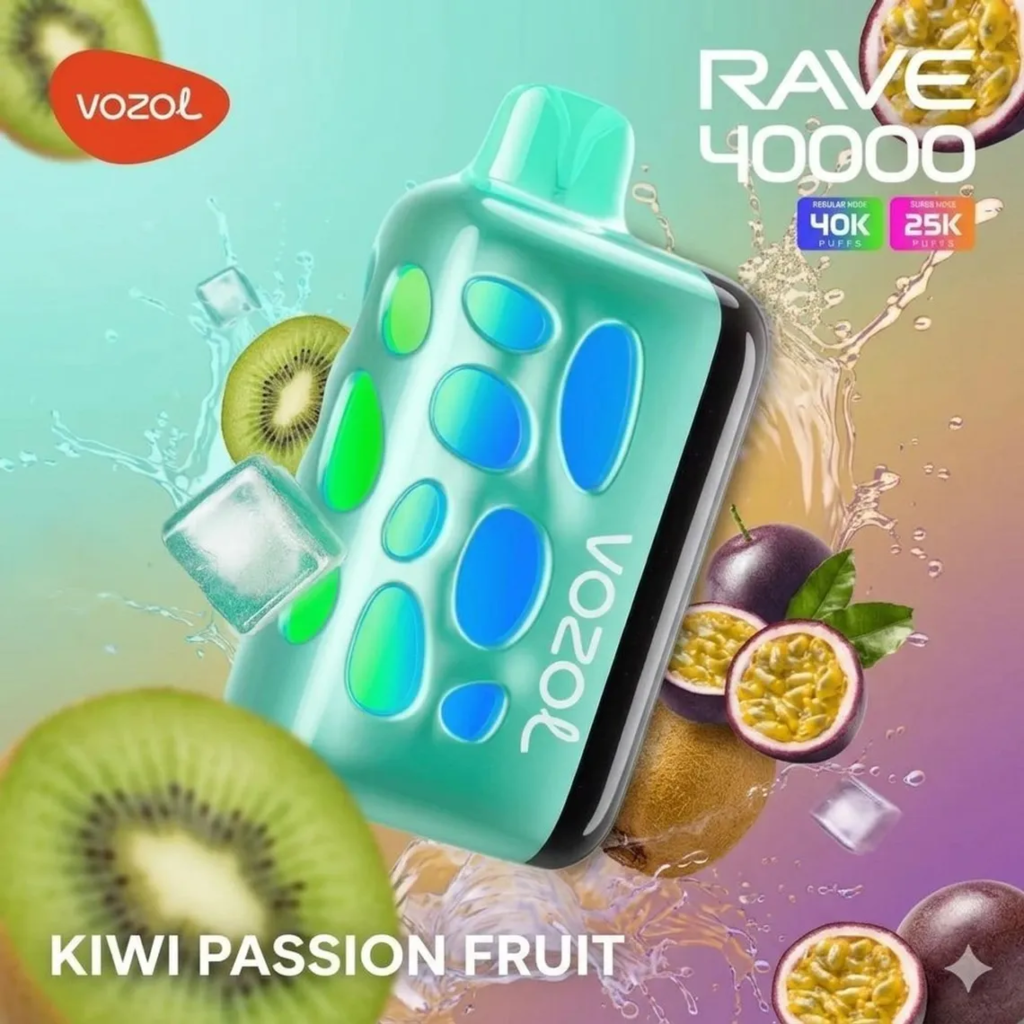 Vozol Rave 40k - Kiwi Passion Fruit